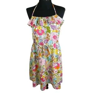 Liberty of London x Target Collab Retro Print Floral Halter Dress M